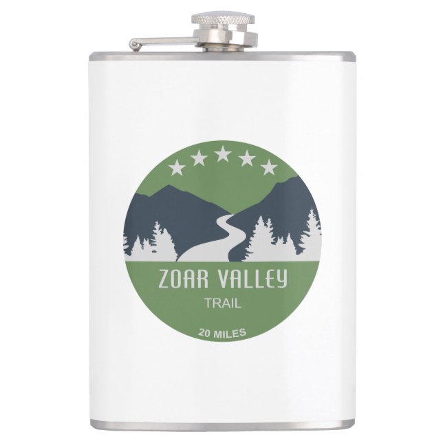 Zoar Valley Trail Flask (Front)