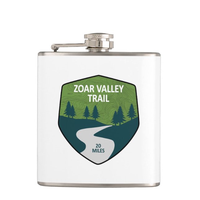 Zoar Valley Trail Flask (Front)