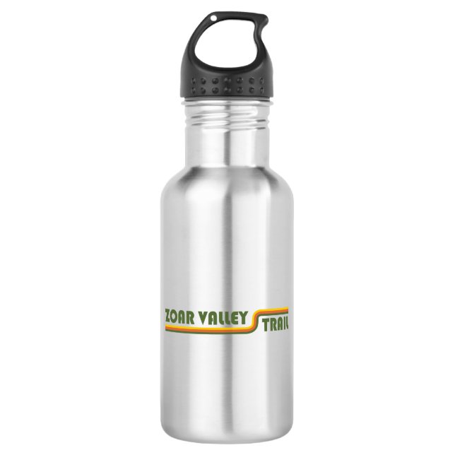 Zoar Valley Trail Stainless Steel Water Bottle (Front)