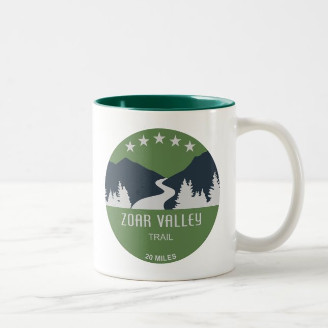 Zoar Valley Trail Two-Tone Coffee Mug (Right)