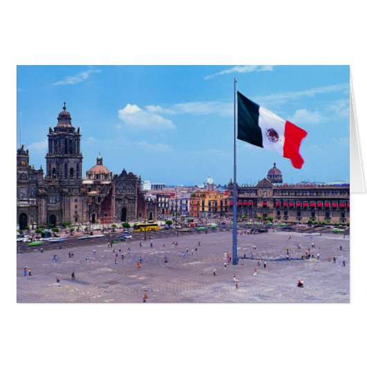 Zocalo, Mexico City, Mexico Cards (Front Horizontal)