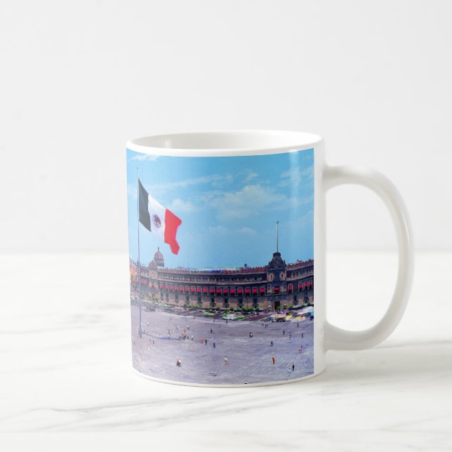 Zocalo, Mexico City, Mexico Coffee Mug (Right)