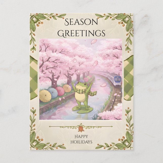 Zochi at Cherry Blossom Festival Postcard (Front)