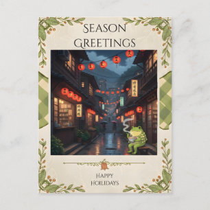Zochi Explores Jiufen Old Street Lantern Nights Postcard
