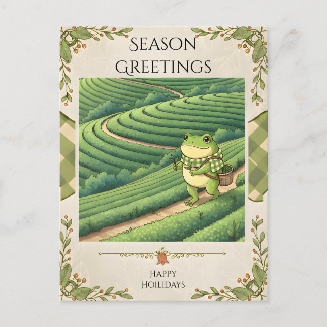 Zochi in Boseong Tea Fields Postcard (Front)