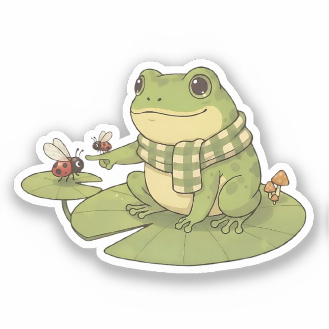 Zochi & Lumi the Ladybug Sticker (Front)