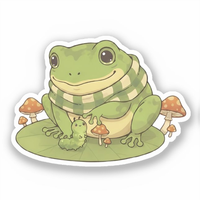 Zochi &  Pip the Caterpillar Sticker (Front)