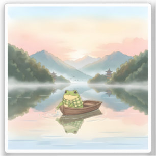 Zochi’s Peaceful Ride at Sun Moon Lake Sticker