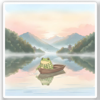 Zochi’s Peaceful Ride at Sun Moon Lake Sticker