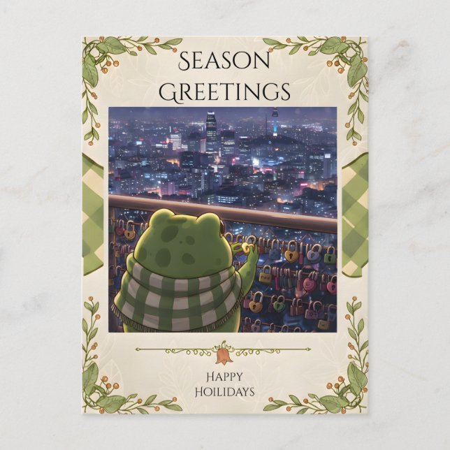 Zochi Visits N Seoul Tower Postcard (Front)