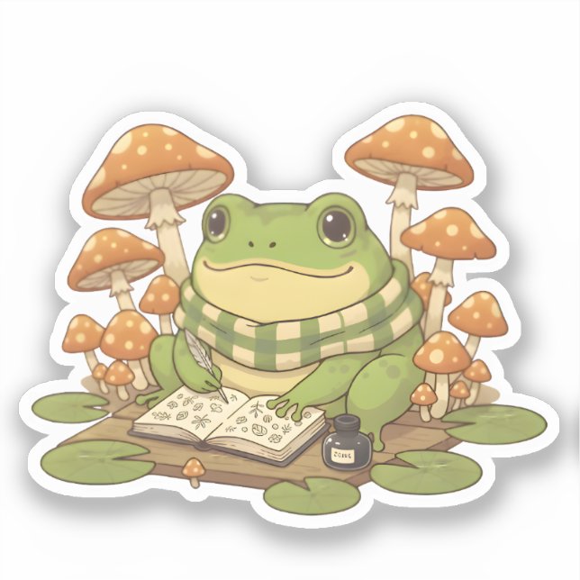 Zochi's Hobby Nature Journaling Sticker (Front)