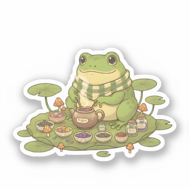 Zochi's Hobby Tea Blending Sticker (Front)