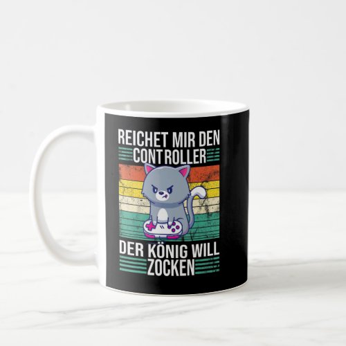Zocken Reichet Mir Den Controller Knig Ps5 Consol Coffee Mug
