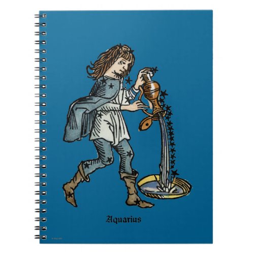 Zodiac Aquarius 1482 Notebook
