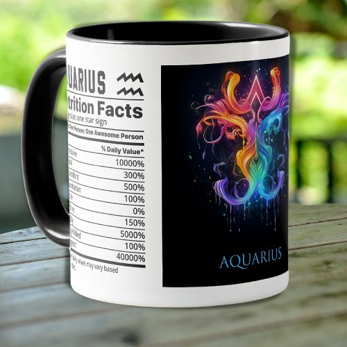 Zodiac Aquarius  Mug