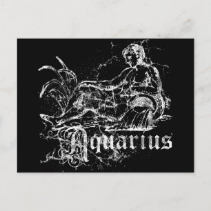Zodiac Aquarius Postcard
