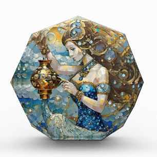 Zodiac - Aquarius The Water Bearer Photo Block
