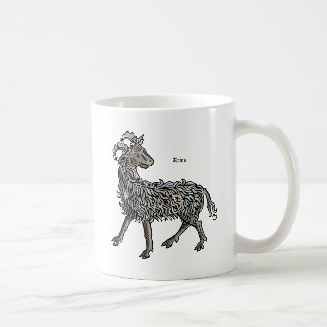 Zodiac: Aries, 1482 Coffee Mug (Right)