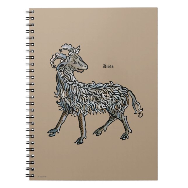 Zodiac: Aries, 1482 Notebook (Front)