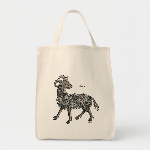 Zodiac Aries 1482 Tote Bag