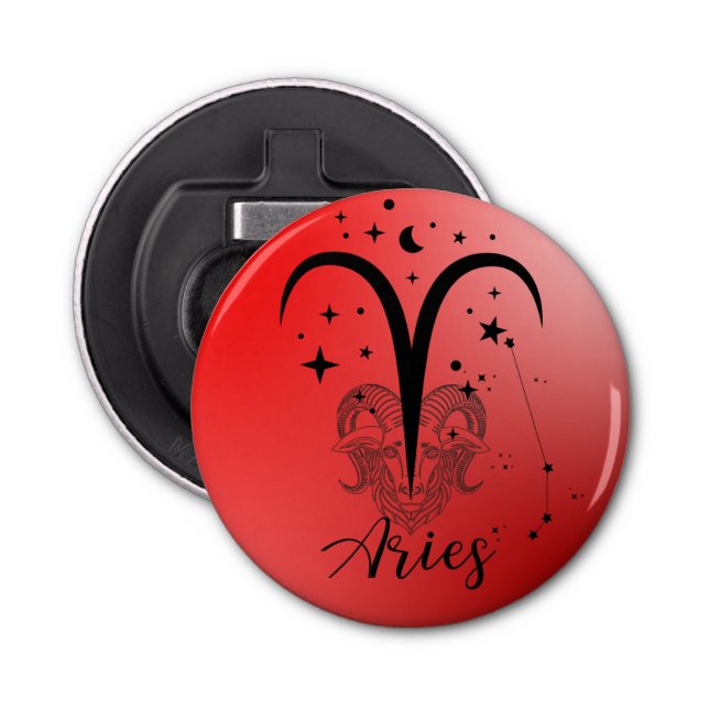Zodiac Aries Bottle Opener (Front)