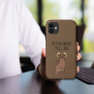 Zodiac Aries "I'm too Busy Yelling" iPhone 11 Case