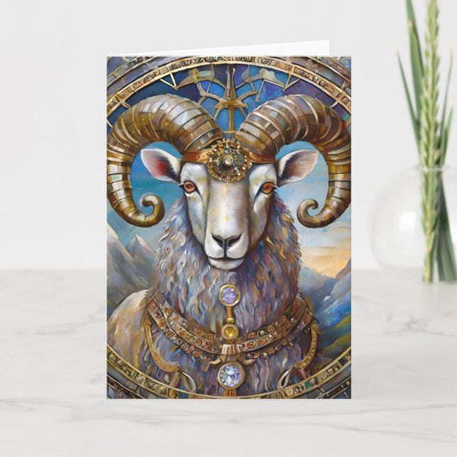 Zodiac - Aries The Ram Card (Front)