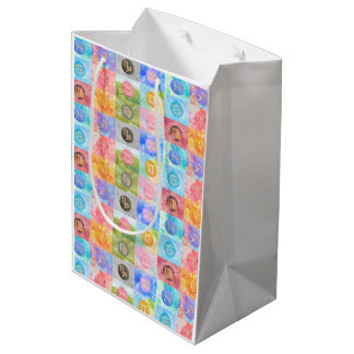 Zodiac Astrological Signs Birthday Art Medium Gift Bag