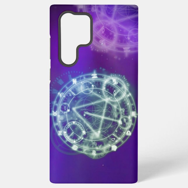 Zodiac Astrology Chart Iphone or Samsung Galaxy Case (Back)
