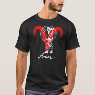 Zodiac Astrology Horoscope Gothic Aries T-Shirt
