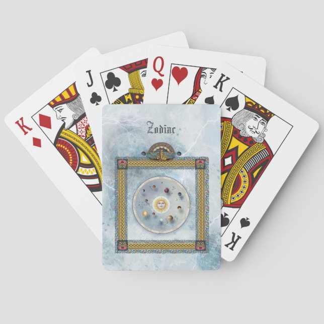 Zodiac Astrology Poker Cards (Back)