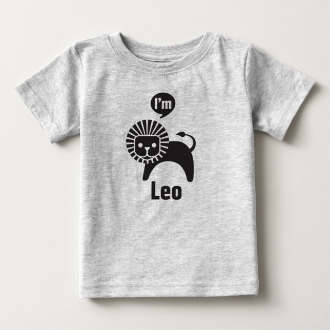 Zodiac Baby Tees-Leo Baby T-Shirt (Front)