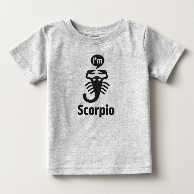 Zodiac Baby Tees-Scorpio Baby T-Shirt (Front)