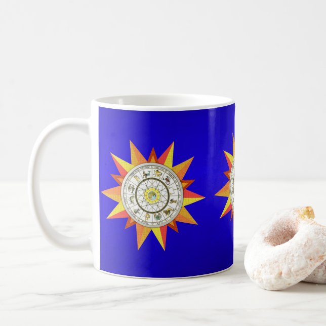 Zodiac Blue Mug (With Donut)