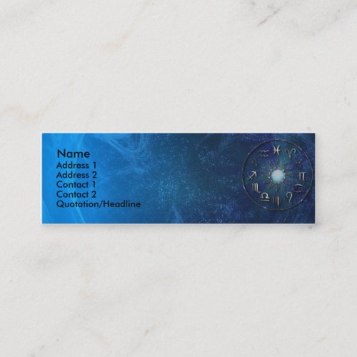 Zodiac Business Card Template