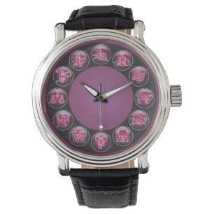 Zodiac Button Symbol Watch