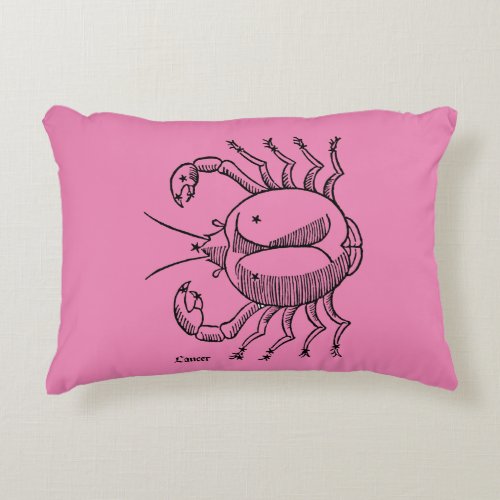 Zodiac Cancer 1482 Decorative Pillow