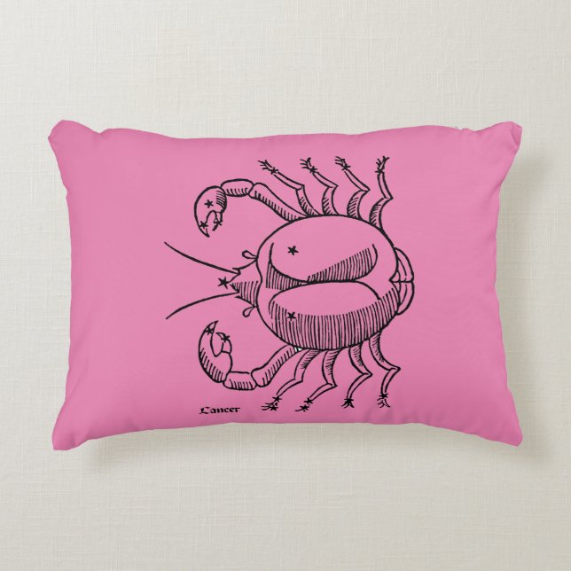 Zodiac: Cancer, 1482 Decorative Pillow (Front)