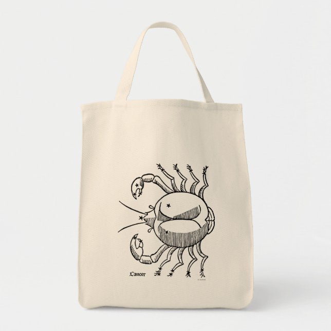 Zodiac: Cancer, 1482 Tote Bag (Front)