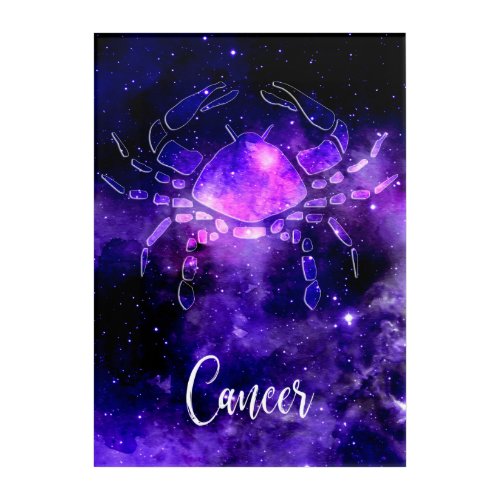 Zodiac  Cancer Acrylic Print