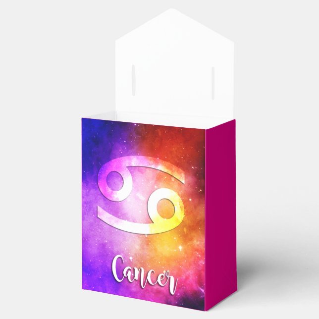Zodiac : Cancer Candy Space Favor Boxes (Opened)