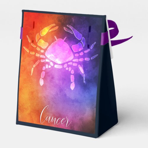Zodiac  Cancer Colorful Candy Colors Favor Boxes