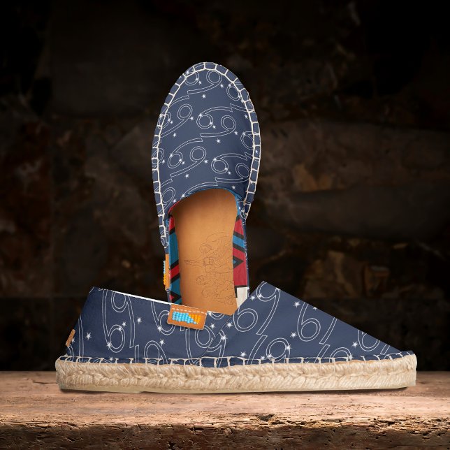 Zodiac Cancer Constellation Astrology Espadrilles (Cancer babe? These are the espadrilles just for you. Customize the color to make them truly unique)