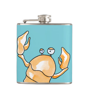 Zodiac cancer flask