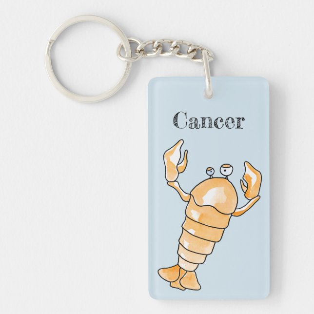 Zodiac cancer keychain (Front)