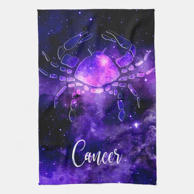 Zodiac : Cancer Kitchen Towel (Vertical)