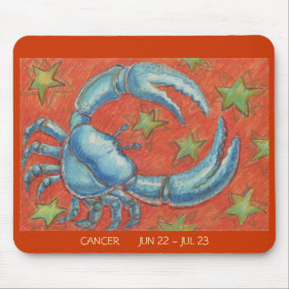 Zodiac Cancer mousepad dates