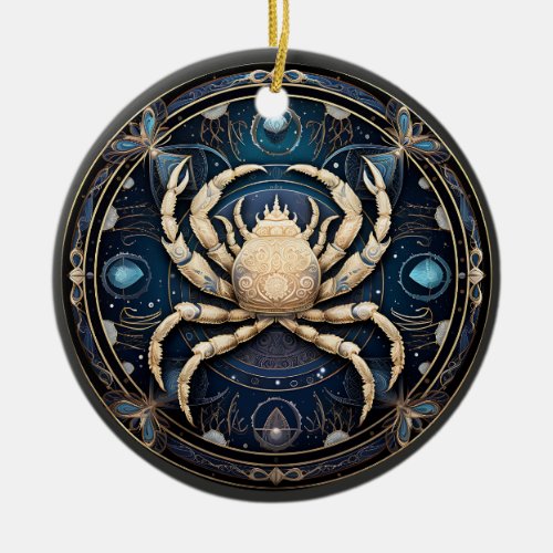 Zodiac Cancer Personalized Astrology Ornament