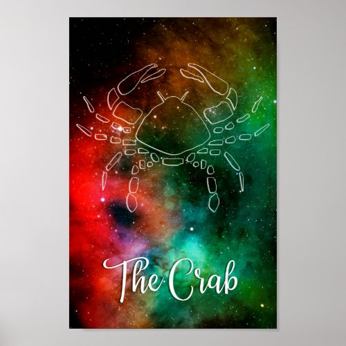Zodiac  Cancer The Crab Poster