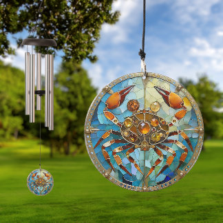 Zodiac - Cancer The Crab Wind Chime